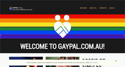 Desktop Screenshot of gaypal.com.au